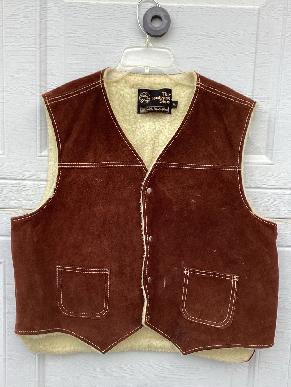 Sears 1960-70 Vintage Rancher Cowhide Suede Vest